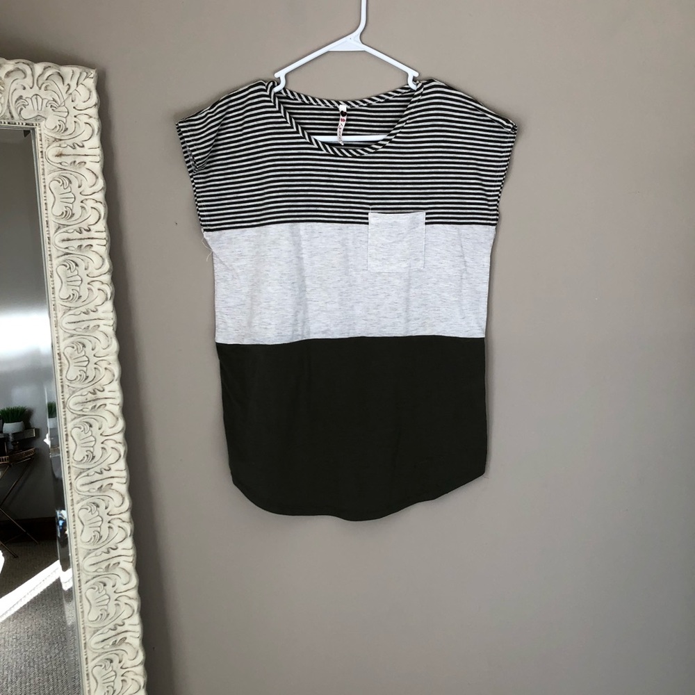 Olive & Gray Tee
